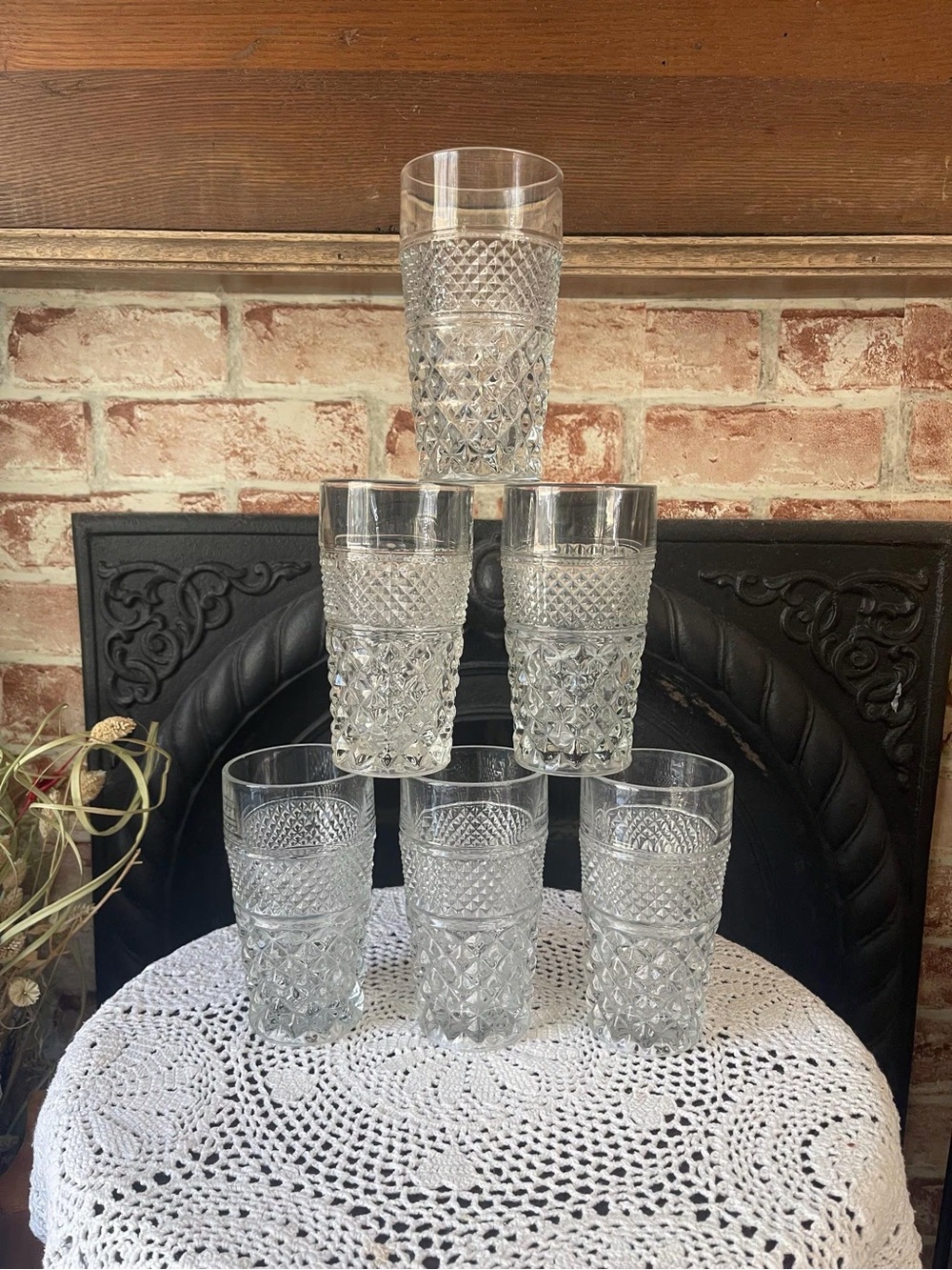 Anchor Hocking Wexford ICED TEA Tumbler Water Glass 5.5" High~Set Of 6